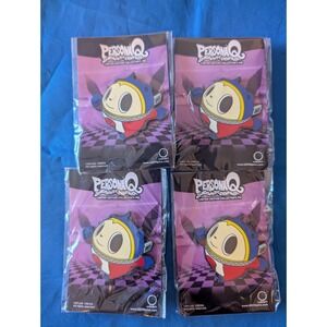 4x Persona 4 Golden Q Shadow Labyrinth Pin Teddie Kuma Enamel‎ Figure UDON